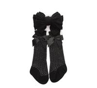 JAWSEU 2 Pièces Bébé Fille Bandeau, Chaussettes Naissance Bébé en Coton Respirant Ensemble Bandeaux Pour Bébés Élastique Bande De Cheveux Serre Tete Bebe pour Nouveau-Né Nourrisson Tout-petit