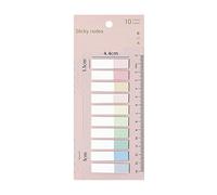 JAWSEU 200 Pièces Onglets Adhésifs,Marque Page Adhesives Index Tabs Adhesif Réutilisables Onglets D'Index Colorées Sticky Notes Feuilles Notes Autocollantes pour La Maison École Bureau