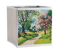 JAWSEU Boite Diamond Painting Rangement, 5D Diamant Peinture Boîte De Rangement Pliant DIY Diamond Art Painting Kit Complet pour Organisateur de Chambre à Coucher de Jouets de Bureau