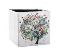 JAWSEU Boite Diamond Painting Rangement, 5D Diamant Peinture Boîte De Rangement Pliant DIY Diamond Art Painting Kit Complet pour Organisateur de Chambre à Coucher de Jouets de Bureau