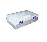 JAWSEU Diamant Broderie Box, Boîtes de Rangement pour Peinture Diamantée Amovible Boite Perles Compartiment en Plastique pour DIY Peinture Au Diamant 5D Strass Broderie Boîte D'Assortiment