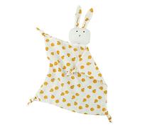 JAWSEU Doudou Lapin Plat, Serviette D'apaisement pour Bébé, Jouet de Douce De Lapin, Poupée Appease