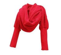 JAWSEU Écharpe Femme Chaude, Écharpe Tricotée Chaude D'hiver avec Manches Foulard Multifonction Couleur Unie Écharpe Châle Hiver Echarpe Élégante Longues Châles Wrap Pour Toutes Les Femmes