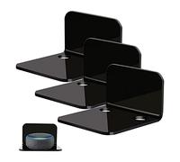 JAWSEU Étagère Murale, Étagère Murale Présentoir Tablette Flottante en Plastique Petite Etagere Murale Salle de Bain Rectangulaire Support Mural Caméra de Surveillance pour Cuisine, Chambre