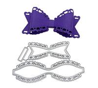 JAWSEU Matrice de Découpe en Métal avec Nœud Papillon, Scrapbooking Dies Matrice de Découpe, Cutting Dies Pochoir Decoupage en Métal pour DIY Album de Scrapbooking Papier Carte Craft