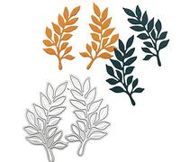 JAWSEU Matrice de Découpe Feuillage, Scrapbooking Cutting Dies Matrices de Découpe Forme Feuilles Pochoirs Matrices de Découpe en Métal DIY Album de Scrapbooking Carte de Papier