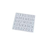 JAWSEU Moule en Silicone Alphabet, Moules en Résine Epoxy, Kit de Moulle Resine Epoxy Alphabet Nombre, Moule Lettre pour Resine Epoxy Bricolage Décorations Artisanales