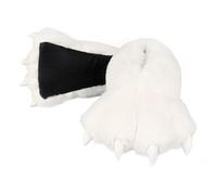 JAWSEU Pantoufles Pattes D'ours en Peluche Animal Chaussons Femmes Hommes Anti-Slip Pantoufles Maison Chaussures D'hiver Doux Animal Pantoufles Hiver Chausson Chaud pour L'intérieur Et L'extérieur