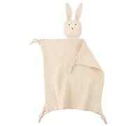 JAWSEU Peluche Doudou Lapin, Serviette pour Bébé, Serviette pour Nouveau-né, Doudou Lapin Plat, Lapin Serviette Confort Bébé, Jouet De Sommeil Réconfortant pour Les Soins de Sommeil des Tout-Petits