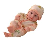 JAWSEU Poupée Reborn Bébé, Poupee Reborn Bebe Reborn Silicone 30 Cm Réaliste Poupée Fille Simulation Nouveau-Né Bébé Mini Poupées Reborn avec Vêtements Lavable Jouet de Poupée pour Enfant