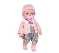JAWSEU Poupee Reborn, Bebe Reborn Silicone 30 Cm Poupée Reborn Bébé Réaliste Poupée Fille Simulation Nouveau-Né Bébé Mini Poupées Reborn avec Vêtements Lavable Jouet de Poupée pour Enfant