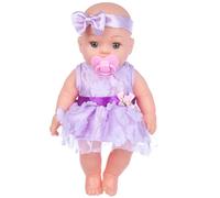 JAWSEU Poupee Reborn, Bebe Reborn Silicone 30 Cm Poupée Reborn Bébé Réaliste Poupée Fille Simulation Nouveau-Né Bébé Mini Poupées Reborn avec Vêtements Lavable Jouet de Poupée pour Enfant