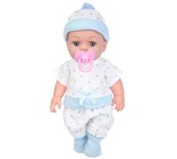 JAWSEU Poupee Reborn, Bebe Reborn Silicone 30 Cm Poupée Reborn Bébé Réaliste Poupée Fille Simulation Nouveau-Né Bébé Mini Poupées Reborn avec Vêtements Lavable Jouet de Poupée pour Enfant