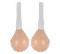 JAWSEU Soutiens-Gorge Adhesif en Silicone, Femme Soutien Gorge Invisible sans Bretelles Push Up Dos Nu Bras Remonte Sein Soutien-Gorge Cache-tétons Réutilisable pour Robe Mariée Soirée