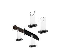 JAWSEU Support D'épée Support de Présentation de Sabre Laser de Bureau Présentoir en Plastique Support pour Épée Porte-épée Crochet D'épée Organisateur pour Samouraï Épée Katana Wakizashi Tanto