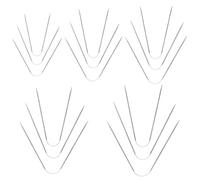 JAWUZ 15 Pièces aiguilles circulaires tricot aiguille a tricoter aiguille a tricoter circulaire aiguilles à tricoter circulaires 2 mm/2,5 mm/3 mm/4 mm/5mm pour chaussettes et bonnets (21 cm)
