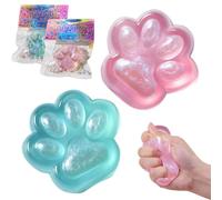 JAWUZ 2 Pièces Patte De Chat Squishy,Patte De Chat,Squishy Toy Jouet À Presser En Forme De Pattes De Chat Jouets Squishy Patte De Gros Chat,Jouet Anti-Stress Pour Adultes Et Enfant