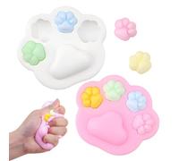 JAWUZ 2 Pièces Patte De Chat Squishy,Squishy Patte De Chat,Squishy Toy Jouet À Presser En Forme De Pattes De Chat Jouets Squishy Patte De Gros Chat,Jouet Anti-Stress Pour Adultes Et Enfant