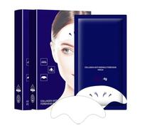 JAWUZ 20 Pièces Patch Anti-Rides Pour Le Front, Scotch Anti Rides Visage, Patch Anti-Rides Collagène Pour Ruban Eclaircissant Pour Le Visage Contre Les Rides, Ridules Et Anti-Âge