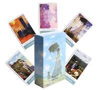 JAWUZ Jeu de tarot 78 cartes a jouer, tarot pour débutants - Claude Monet Impression
