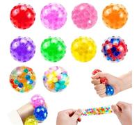 JAWUZ Lot De 10 Balle Anti-Stress,Boules à Pétrir Anti-Stress,Mignon Squeeze Jouets Squishies,Squishy Kawaii Slow Rising Pour Gérer Et Soulager Anxiété,Doux Squeeze Anti-Stress Pour Enfant Et Adulte