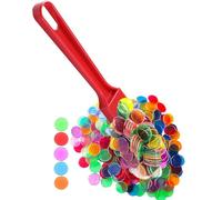 JAWUZ Loto jetons magnétiques et baton, Loto enfant, 1 Bâton Magnétique + 100 Jetons Loto, Jetons Magnétiques avec Stick, Multicolore