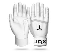 JAX Batting Gloves | Blanc platine | Manchette Pro - Homme - L - Droite