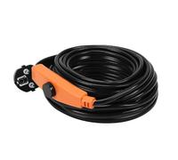 Jaxguom Câble chauffant, Câble chauffant antigel 8M, 128W câble chauffant avec thermostat, chauffage de tuyauterie avec interrupteur automatique, bande chauffante pour conduites d’eau à la maison