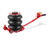 Jaxguom Cric pneumatique 3T, course de 40 cm en 5 secondes, triple sac d'air robuste (150-400 mm) avec valve de sécurité, élévateur d'air 3T pour SUV, camion et atelier