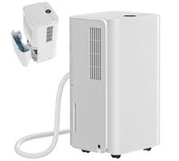 Jaxguom Déshumidificateur maison moule 16 L/24 h, convient jusqu'à 25 ㎡, réservoir de 2 L, déshumidificateur électrique silencieux, minuterie 24 heures, déshumidificateur pour cave