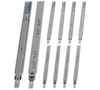 Jaxguom Lot de 10 glissières de tiroir à fermeture douce 500 mm