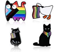JAXICREY LGBTQ Accessories Pride Pin Accessoires Merch Enamel Ally Pin Broche Arc-en-ciel Broche Drôle pour Rainbow Friends Sacs à dos, Chapeaux, Bijoux, Vestes