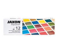 Jaxon Honsell 89914 Boîte aquarelles Fines et 12 Demi-Godets complets, coloré, taille unique