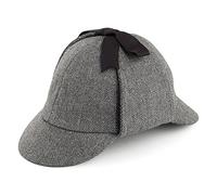 Jaxon & James Chapeau Sherlock Holmes à Chevrons Gris XXLarge