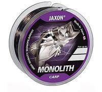 JAXON MONOLITH CARP Bobine monofil de pêche carpe 300 m/600 m, Ø 0,25-0,35mm, marron, 600m/0,30mm/18kg