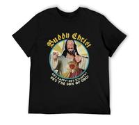 Jay and Silent Bob Buddy Christ T-Shirt Unisex Streetwear Printed Short Sleeve Tee Shirt Black