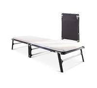 Jay-Be Compact Lit pliant avec matelas en fibre électronique, simple, Noir