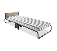 JAY-BE Lit pliable avec système de matelas en fibre à circulation d'air Noir, Simple, 77 cm
