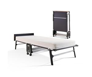 JAY-BE RM80 Rollaway Folding Bed with Memory Mattress, Single