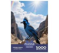 Jay Bleu Puzzle 1000 Pièces Loisir Pédagogique Amis Et Collègues Oiseau Cohésion Sociale Déco Bureau 70x50cm/1000pcs
