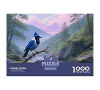 Jay Bleu Puzzle 1000 Pièces Travail Intellectuel Adolescents Oiseau Esprit Créatif 70x50cm/1000pcs
