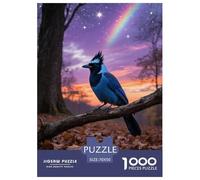 Jay Bleu Puzzle 1000 Pièces Très Difficile Adultes Oiseau Jeu Logique Temps Calme Objet Design 70x50cm/1000pcs