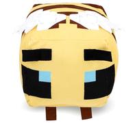 Jay Franco Coussin Peluche Abeille - Doudou Enfant - Animal en Peluche Ultra Doux de 30 cm - Déco Jeu vidéo Minecraft