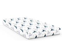 Jay Franco Disney La Reine des Neiges Drap-housse 100 % coton pour lit simple