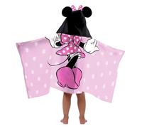 Jay Franco Disney Minnie Mouse - Poncho-Serviette de Bain à Capuche 56 x 130 cm, 100% Coton, Peignoir pour Enfants