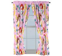 Jay Franco Disney Princess Sassy Ensemble de 4 rideaux de 160 cm Belle dcoration de chambre et literie facile installer avec Cendrillon et B