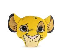 Jay Franco Disney The Lion King Simba Coussin Décoratif en Forme 30 cm Coussin Doux pour Lit Enfant