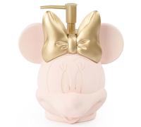 Jay Franco Distributeur de Savon pour Enfant Minnie Mouse Disney - Pompe à Lotion ou à Savon Liquide en résine - Rigolo et Rechargeable - Rose Gold