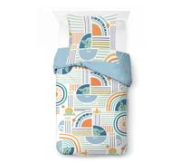 Jay Franco Kids Star Wars The Mandalorian Ensemble de Housse de Couette - Literie Ultra Douce avec taie d'oreiller, Housse Uniquement, Couette Non Incluse, Multicolore, 2 pièces Simple