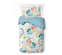 Jay Franco Kids Star Wars The Mandalorian Ensemble de Housse de Couette - Literie Ultra Douce avec taie d'oreiller, Housse Uniquement, Couette Non Incluse, Multicolore, 2 pièces Simple